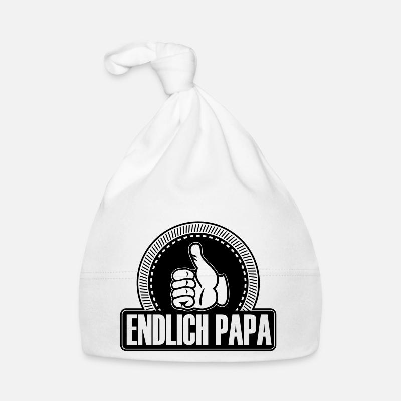 Enfin les pouces comme ça Papa up Bonnet bio Bébé