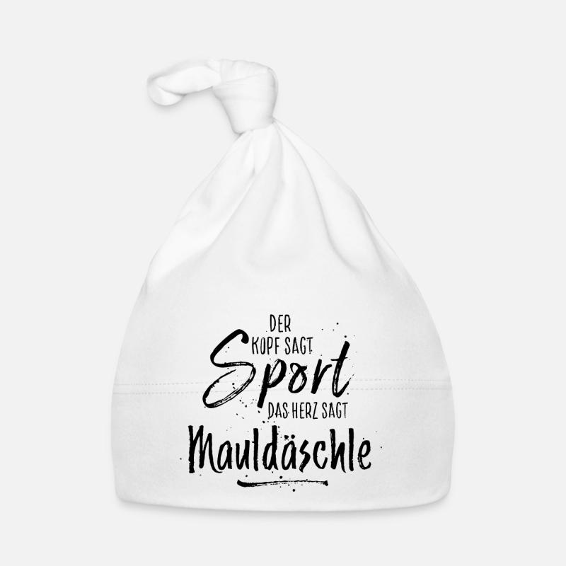 mauldäschle schwarz Baby Bio-Mütze