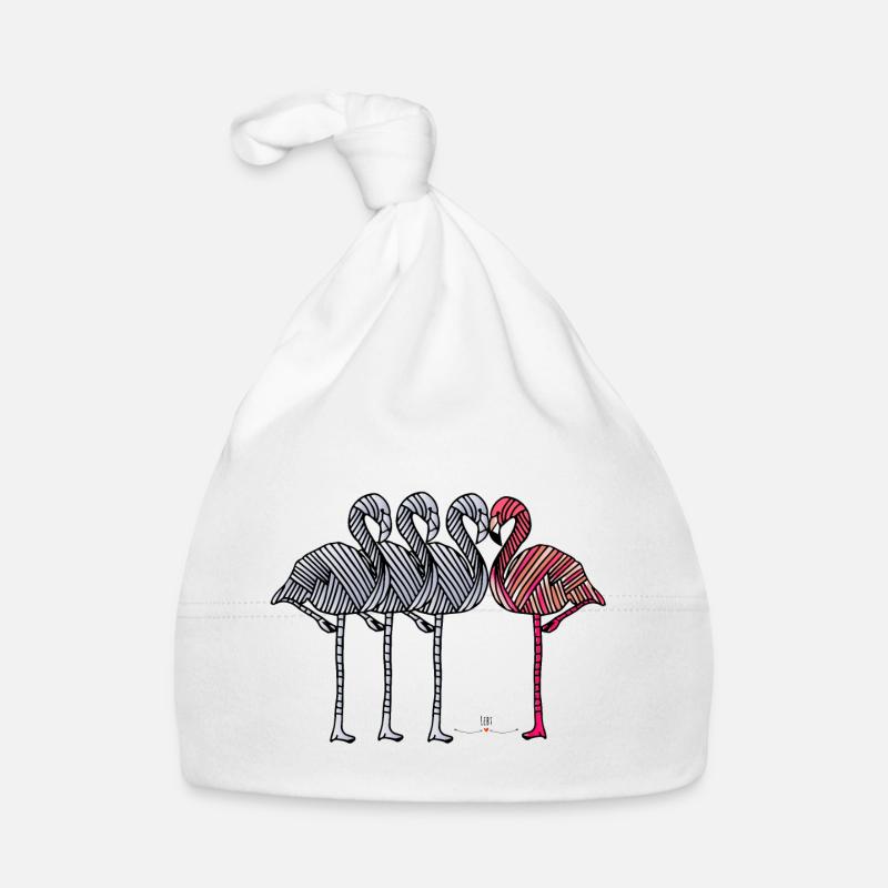 Ich bin ein Flamingo, ich darf das... Baby Bio-Mütze