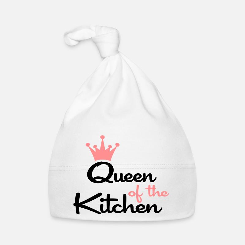kochen - Baby Bio-Mütze - Weiß