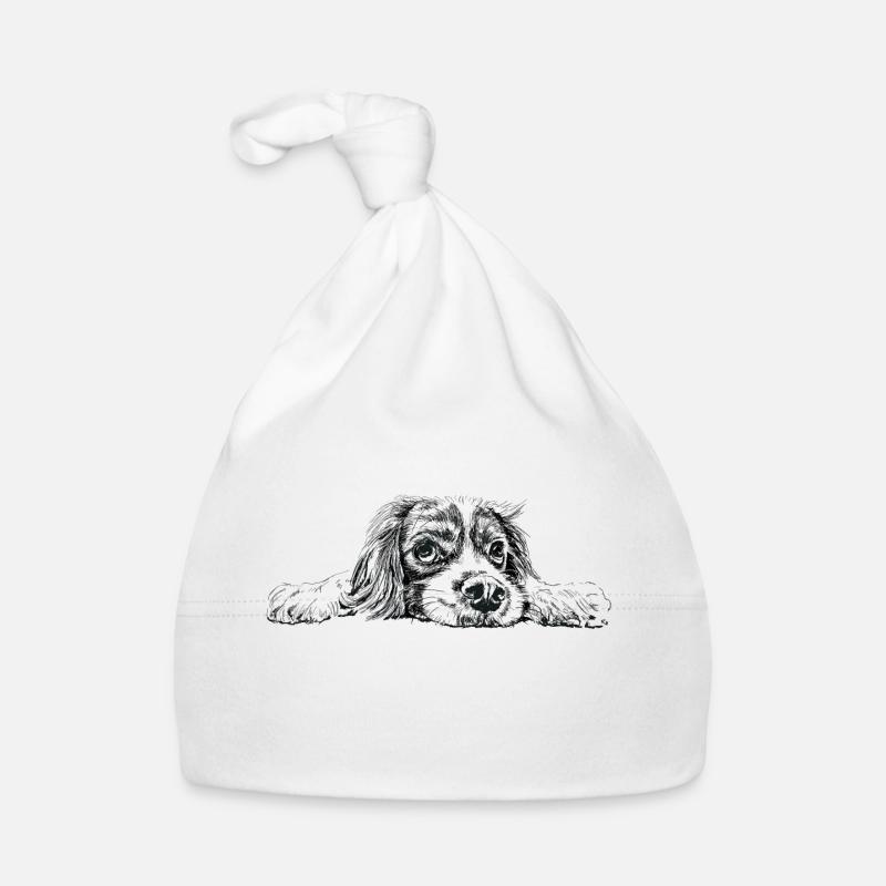 meilleur ami - Bonnet bio Bébé - blanc
