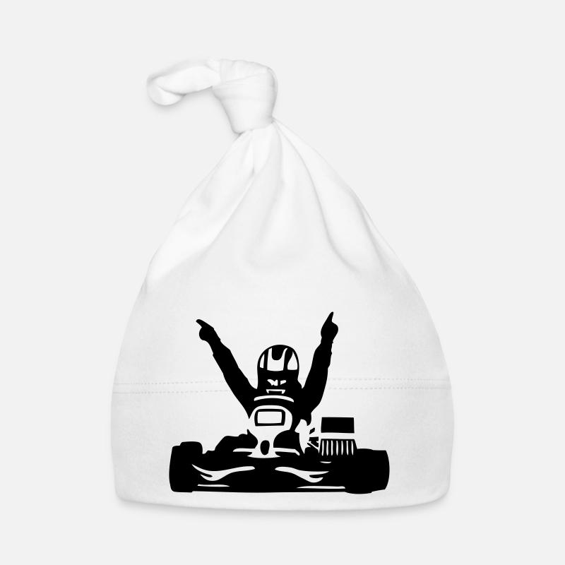 karting Kart racing - Bonnet bio Bébé - blanc