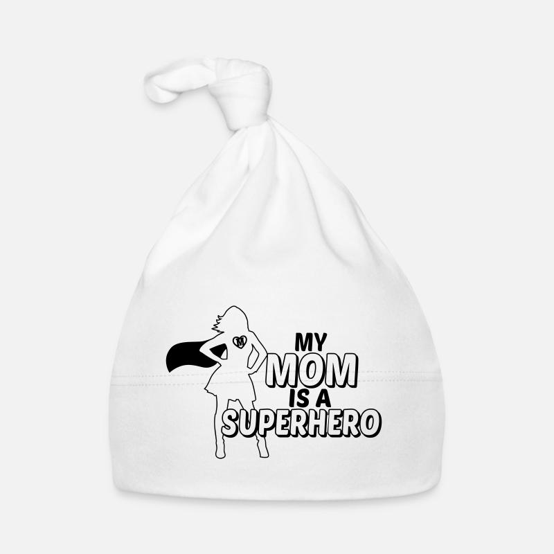 Ma mère est qu'une super-héros-ma maman est un Bonnet bio Bébé