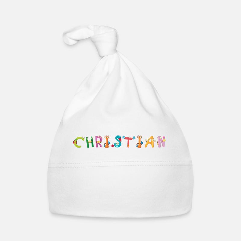 Christian Baby Bio-Mütze