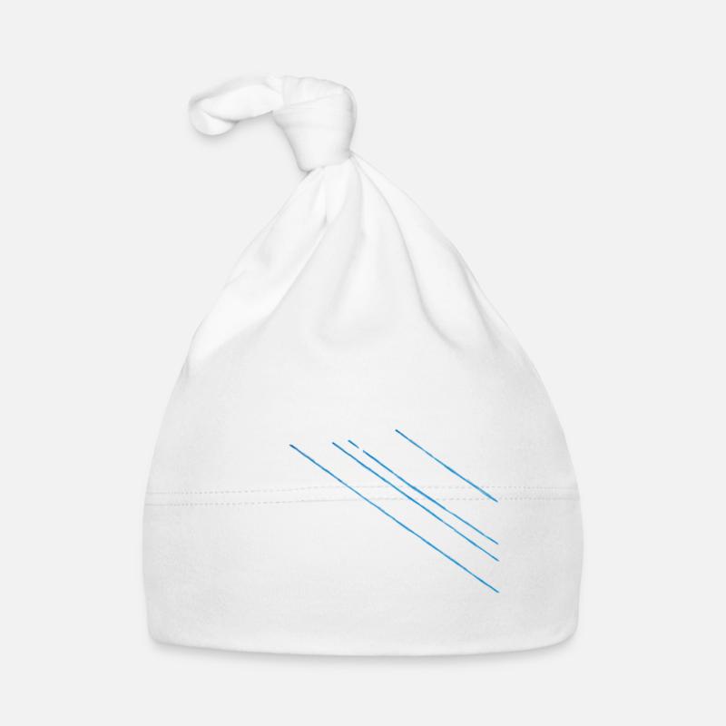 pilote de planeur de planeur d'eau - Bonnet bio Bébé - blanc