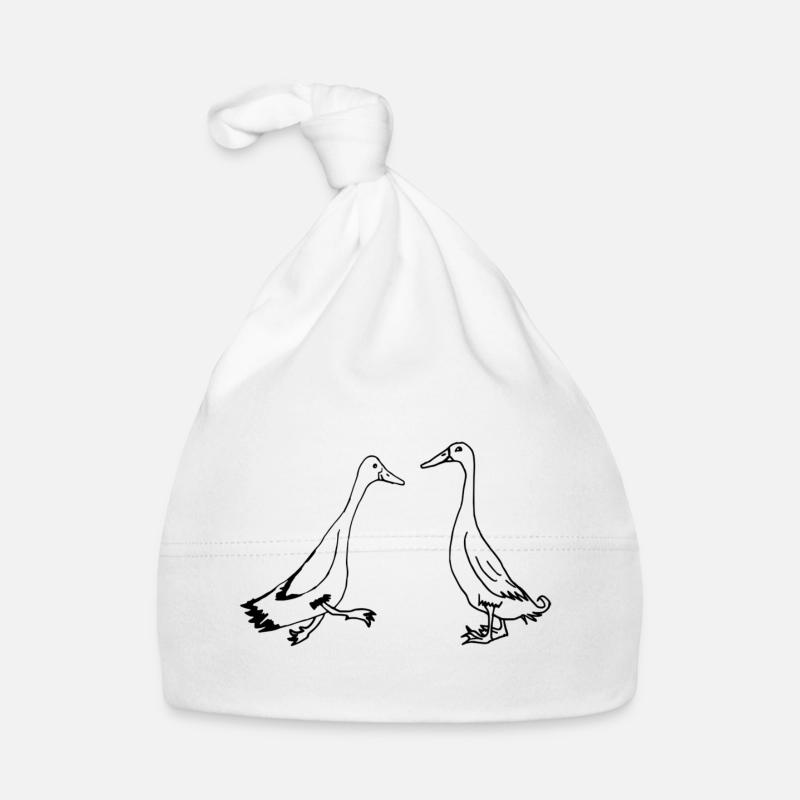 Runner ducks, runner ducks funny ducks Organic Baby Cap