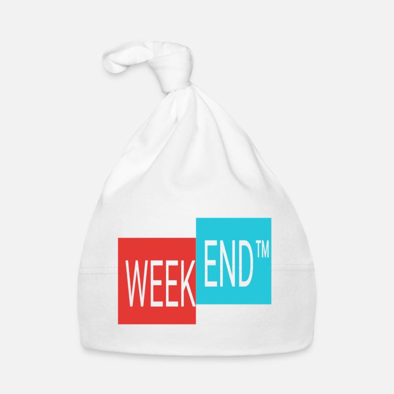 Weekend finally weekend Organic Baby Cap