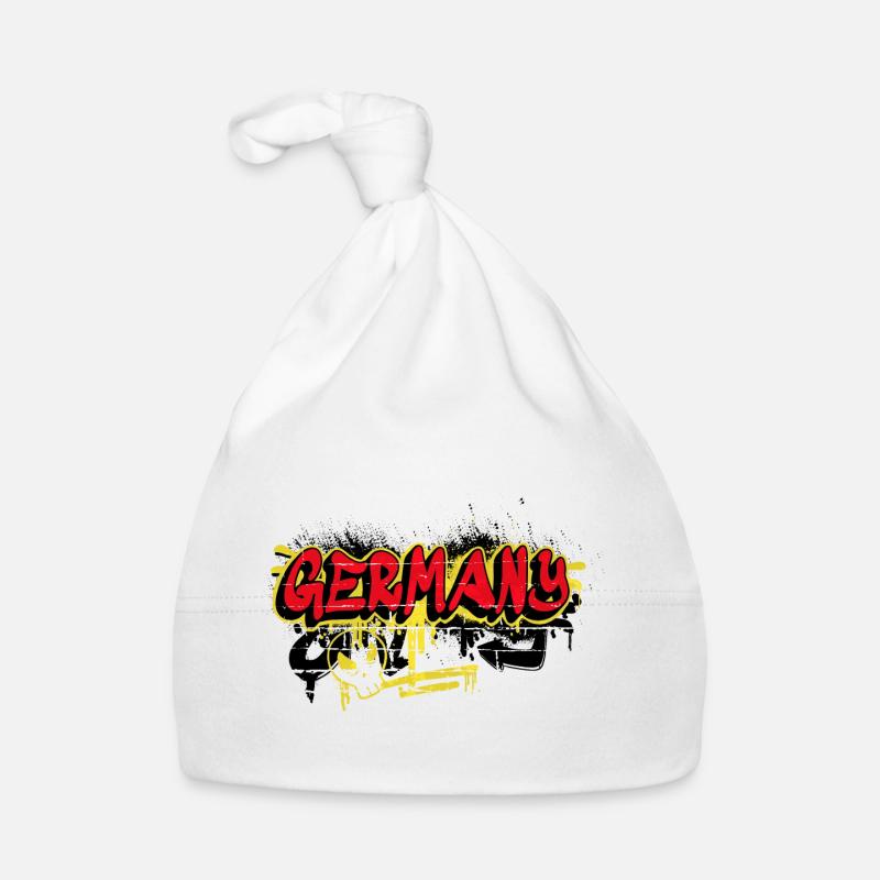 Deutschland Graffiti Flaggen Design Baby Bio-Mütze