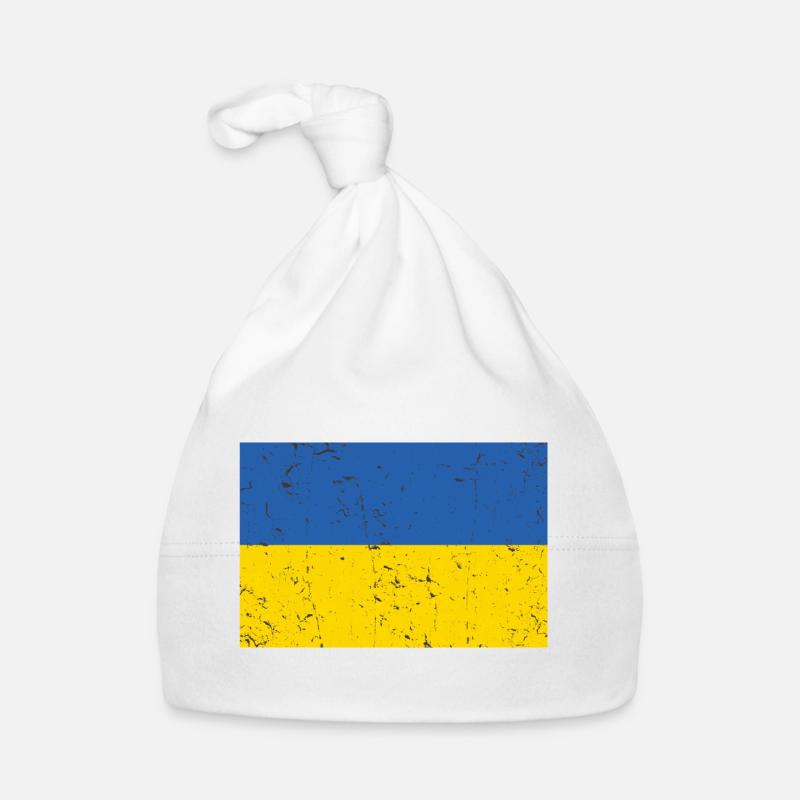 L’Ukraine signale distressed cool Bonnet bio Bébé