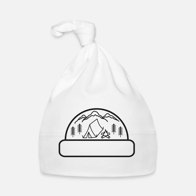 Camping Tent Camper Organic Baby Cap