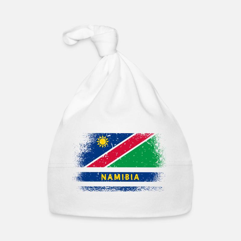 Namibia flag design Organic Baby Cap