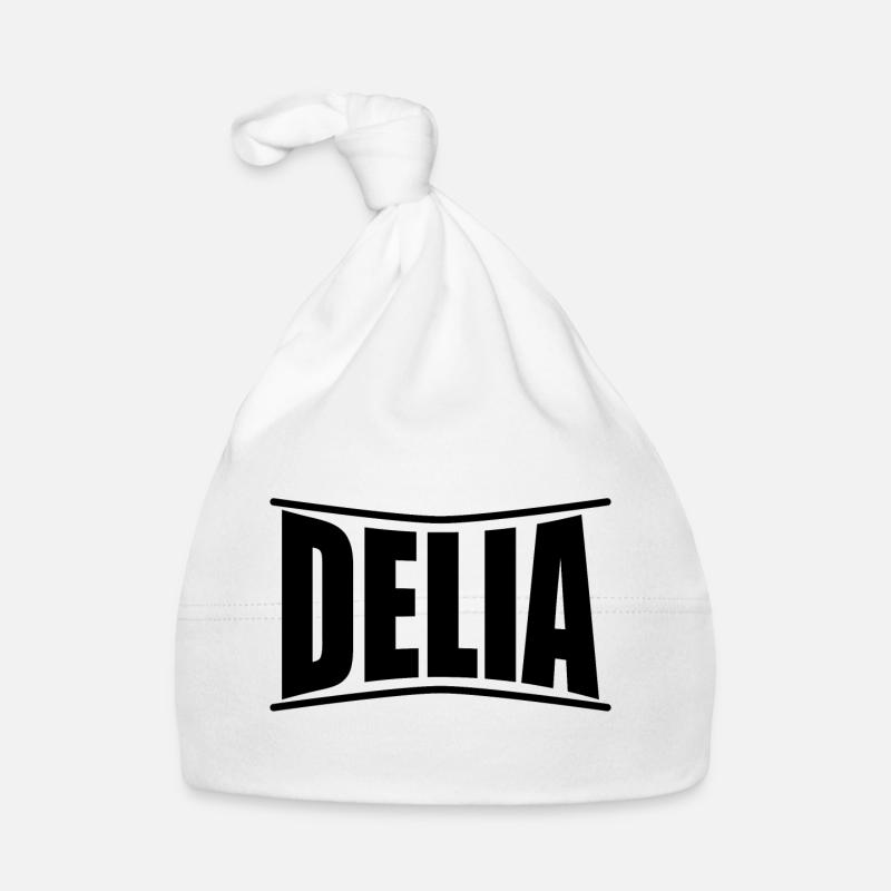 Delia t-shirt gift idea Organic Baby Cap