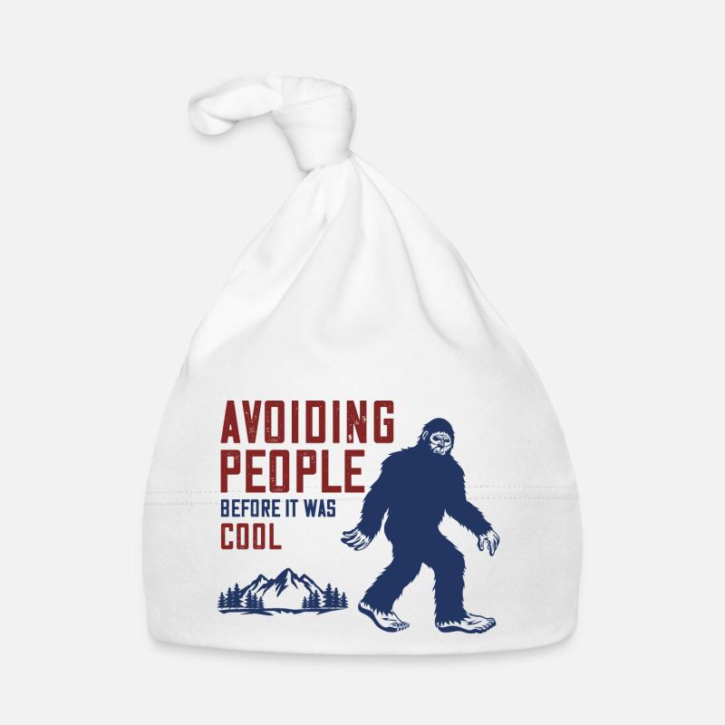 Avoiding People Before it was Cool Organic Baby Cap