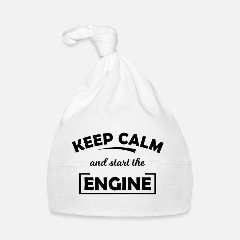 Start the engines Organic Baby Cap
