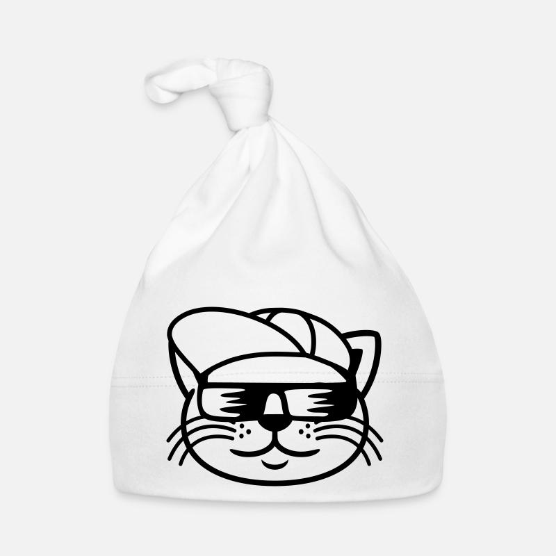Cool Lunettes de soleil Cat Face Bonnet bio Bébé