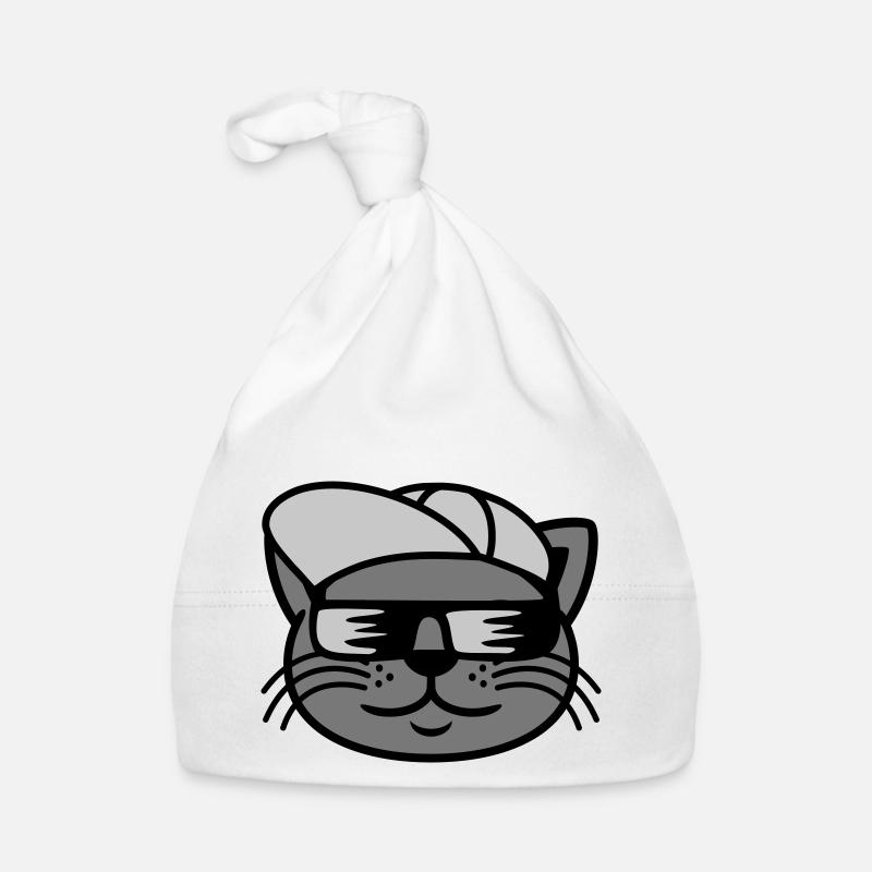 Lunettes de soleil chat visage cool Bonnet bio Bébé