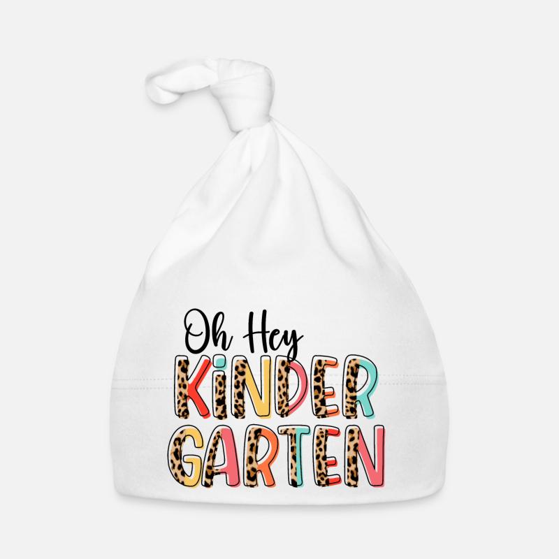 Imprimé léopard - Oh Hey KINDERGARTEN Bonnet bio Bébé