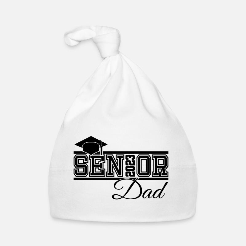 Senior 2023 Vater Stolzer Vater des Absolventen Baby Bio-Mütze