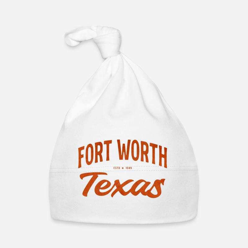Écriture texane de Fort Worth Bonnet bio Bébé