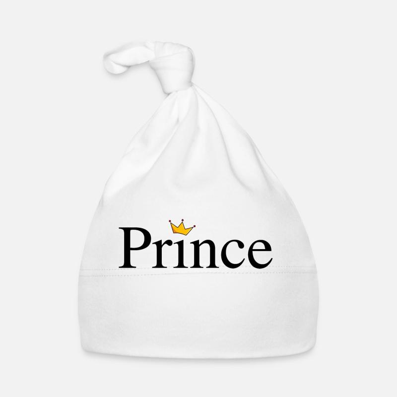 Prince mit Krone Baby Bio-Mütze