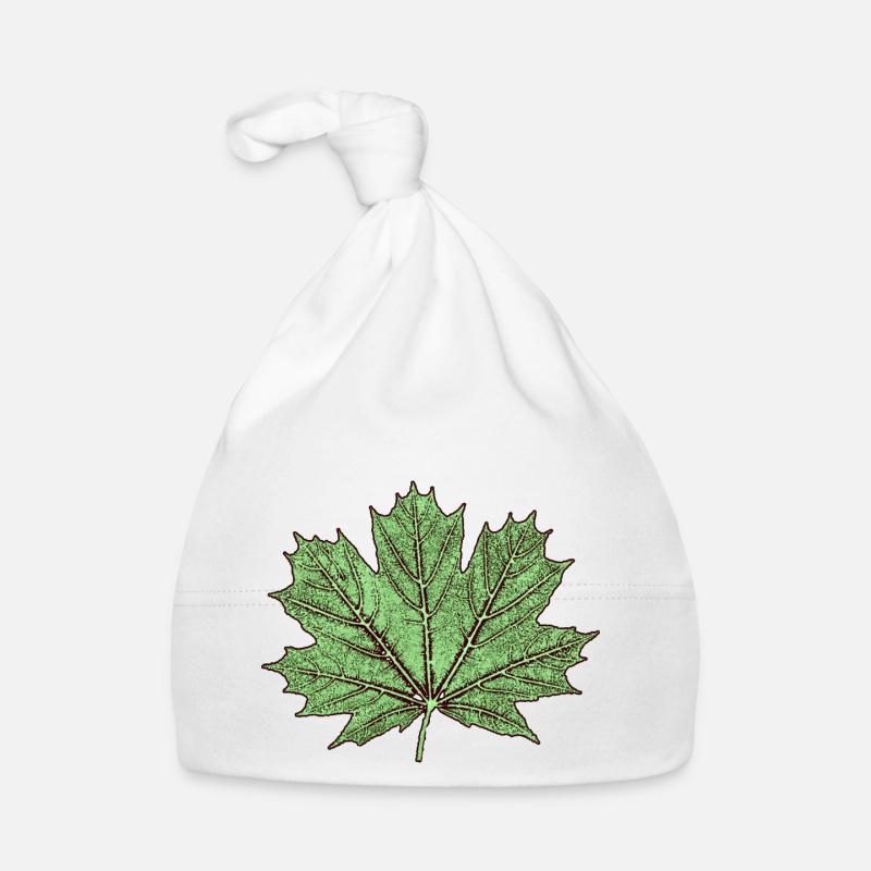 Maple leaf / leaf maple - Botany Organic Baby Cap
