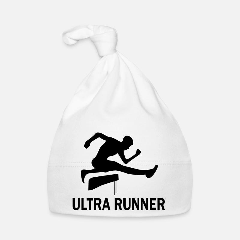 Vélo Courir Marathon Triathlon Vélo - Bonnet bio Bébé - blanc