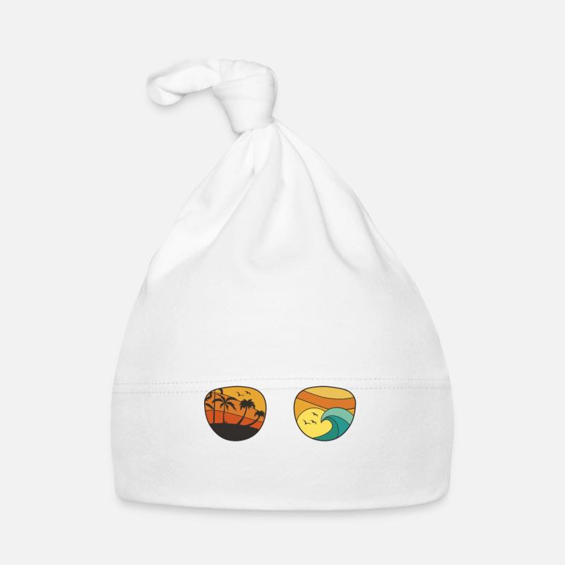 Retired Chemist Beach Day Design Baby Bio-Mütze