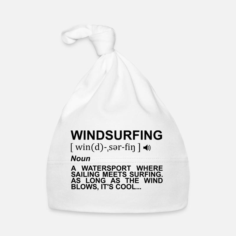 Windsurfing Wörterbuch Baby Bio-Mütze
