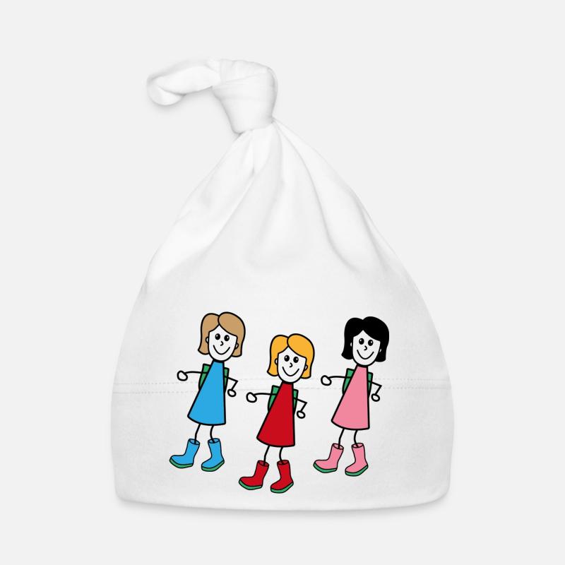 Femmes dans le style comique Bonnet bio Bébé