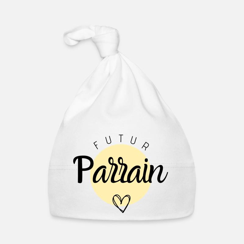 Futur parrain Bonnet bio Bébé
