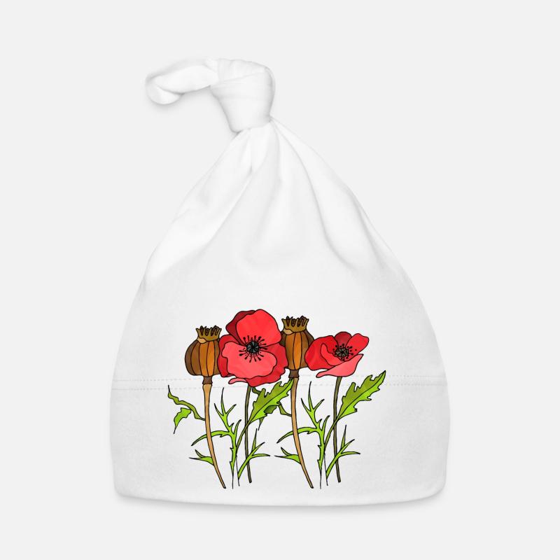 Blumen Baby Bio-Mütze