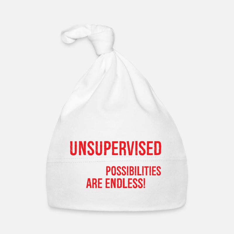 I Am Currently Unsupervised Organic Baby Cap
