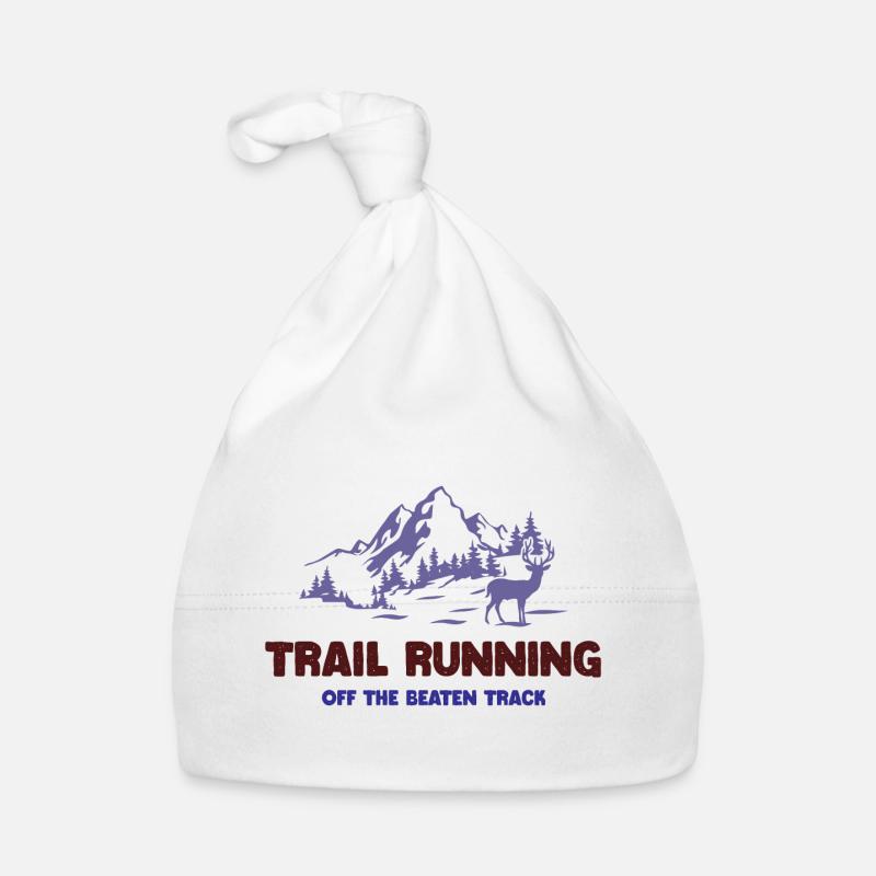 Trail Running - Off The Beaten Track Organic Baby Cap