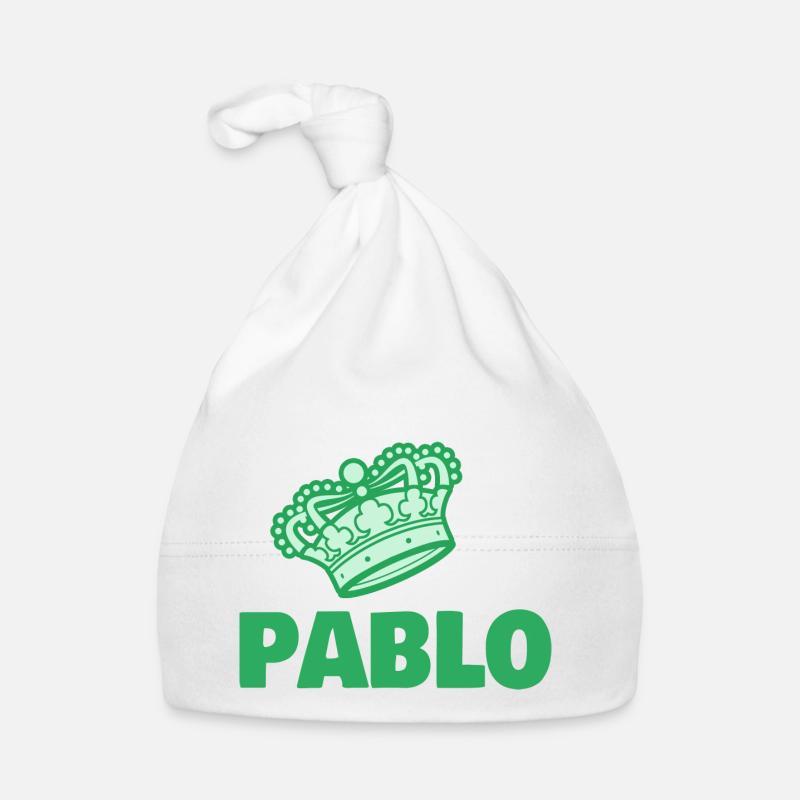 Pablo as a first name Organic Baby Cap