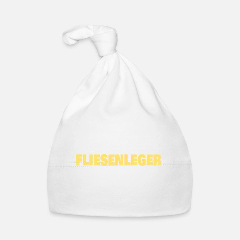 Berufung Fliesenleger Baby Bio-Mütze