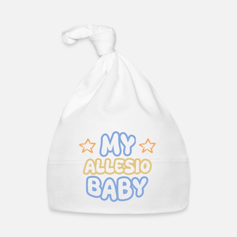 First name Allesio Organic Baby Cap