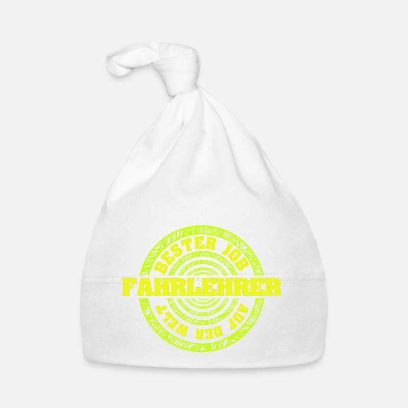 Job Driving Instructor Organic Baby Cap