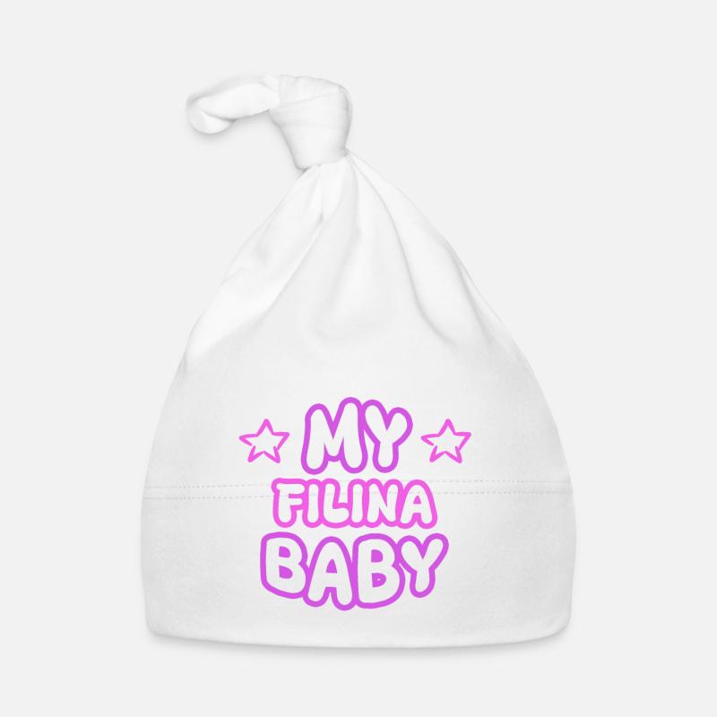 Filina as a given name Organic Baby Cap