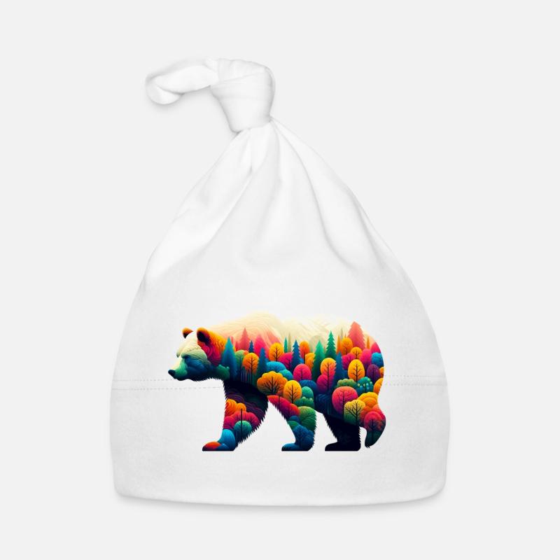 Bear Organic Baby Cap
