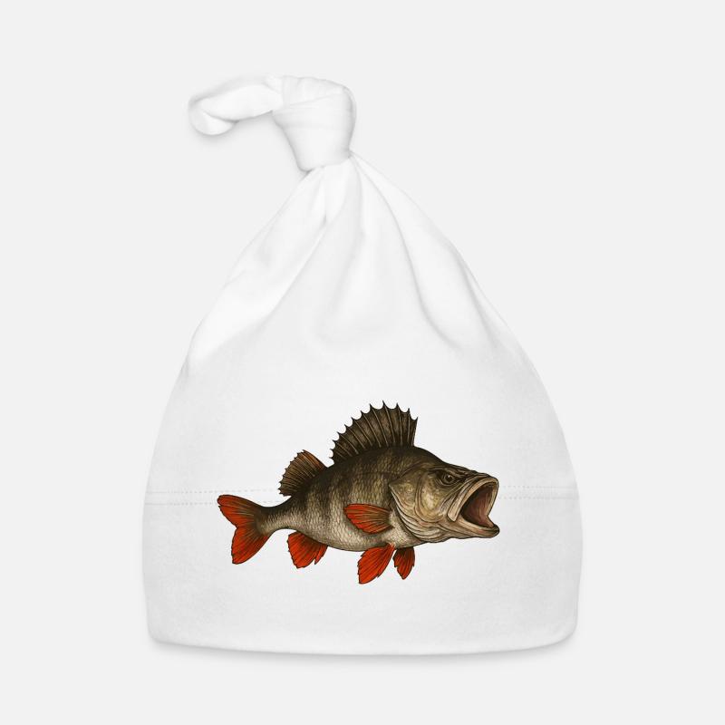 Perch Perch Perch Perch Fishing Perch Perch Perch Organic Baby Cap