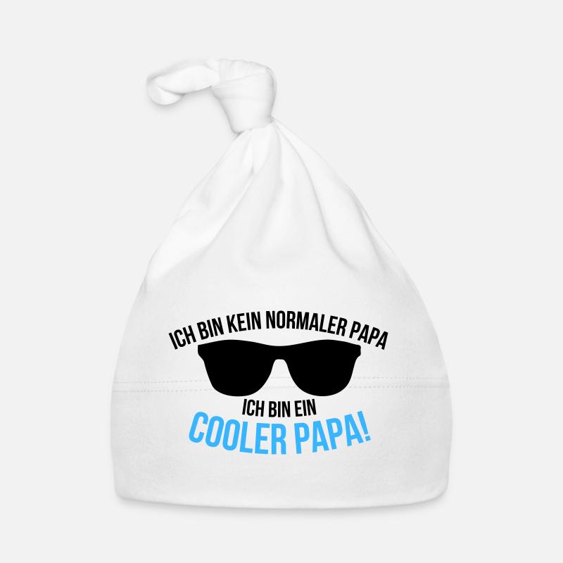 Ich bin ein cooler Papa Spruch Baby Bio-Mütze