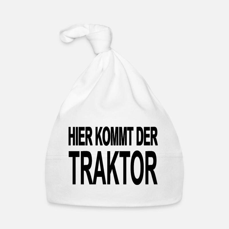 Traktor Baby Bio-Mütze