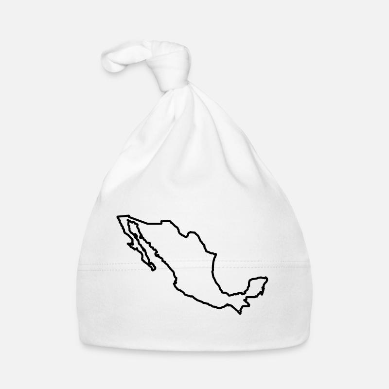 Mexiko Umriss Baby Bio-Mütze