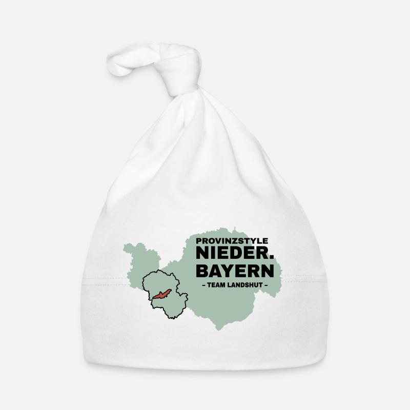 Basse-Bavière | LANDSHUT - Bonnet bio Bébé - blanc