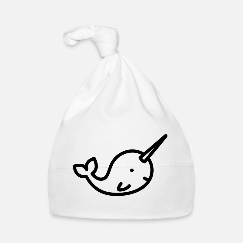 narwhal Organic Baby Cap
