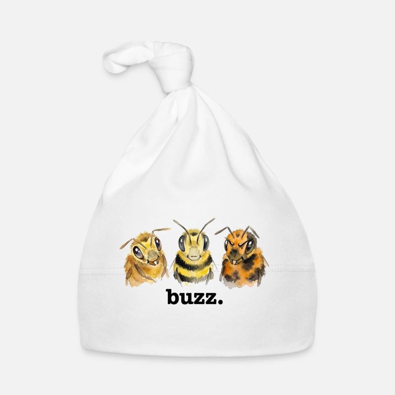 Bees buzz – Funny buzzing for bee lovers Organic Baby Cap