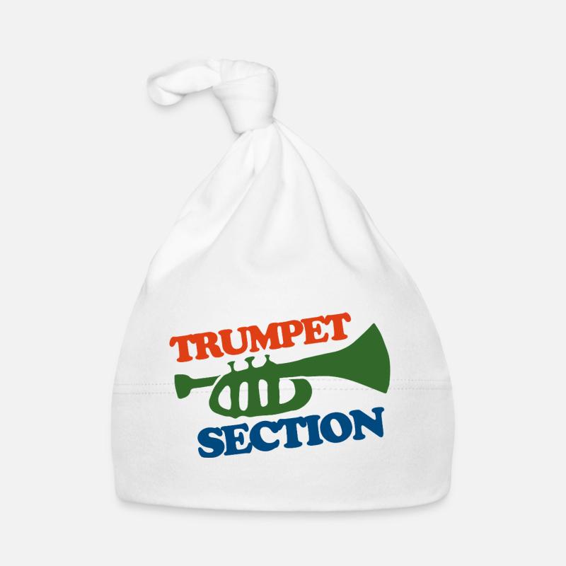 Trompetensektion Logo Tee Baby Bio-Mütze