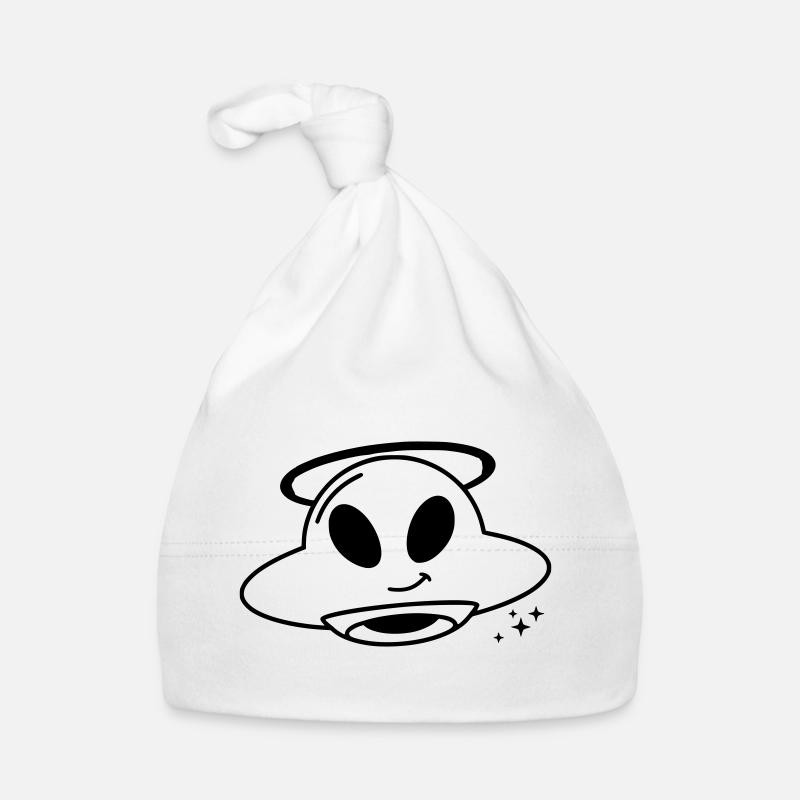 Süßer Alien Kopf Kawaii Vektor Baby Bio-Mütze