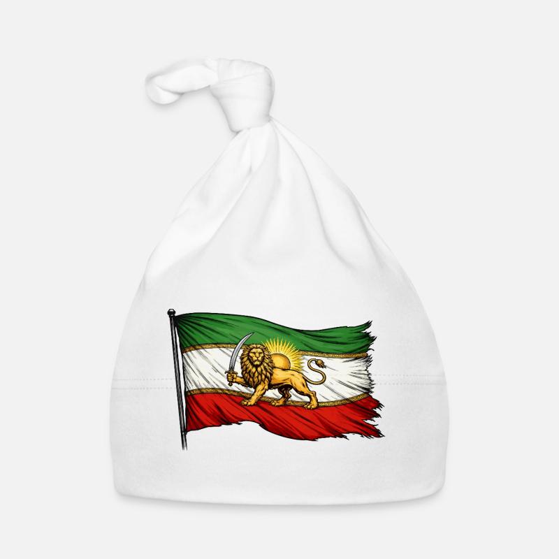 Persia Iran Flag Organic Baby Cap