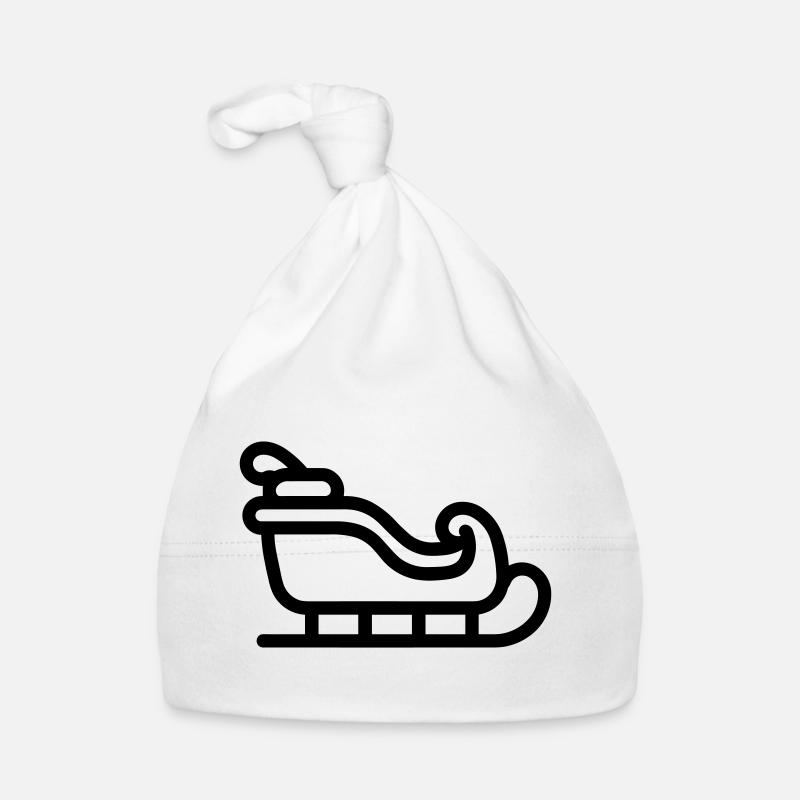 Santa's sleigh Organic Baby Cap